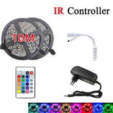 Load image into Gallery viewer, RGB LED Strip Light SMD 2835 5M Waterproof RGB Tape DC12V Ribbon diode led Strips Light Flexible Stripe Lamp IR WIFI Controller